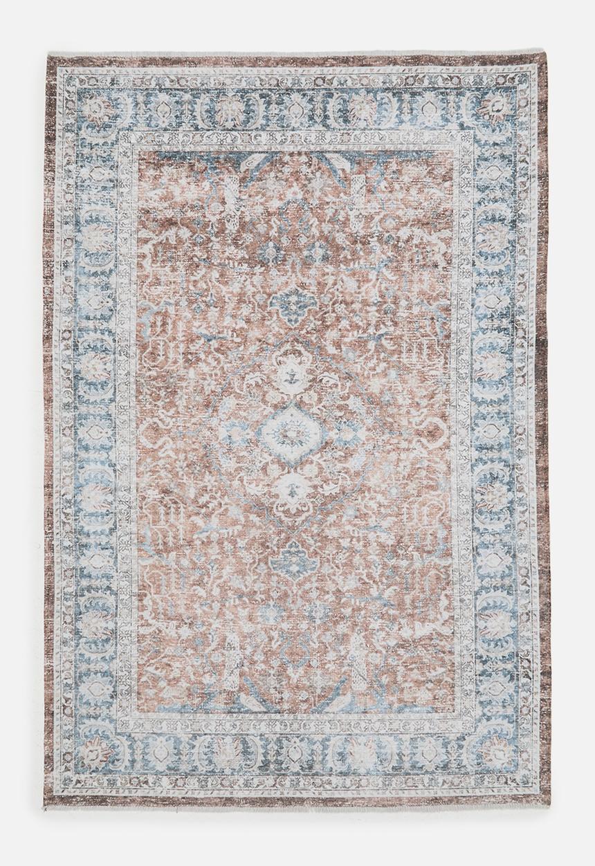 Fotakis - Eve Plush Woven Rug - Antique Rust & Blue