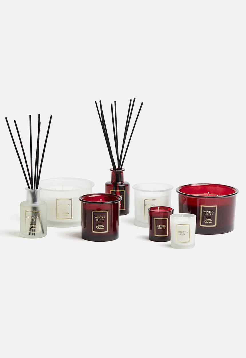 H&M - Small scented candle - white christmas tree