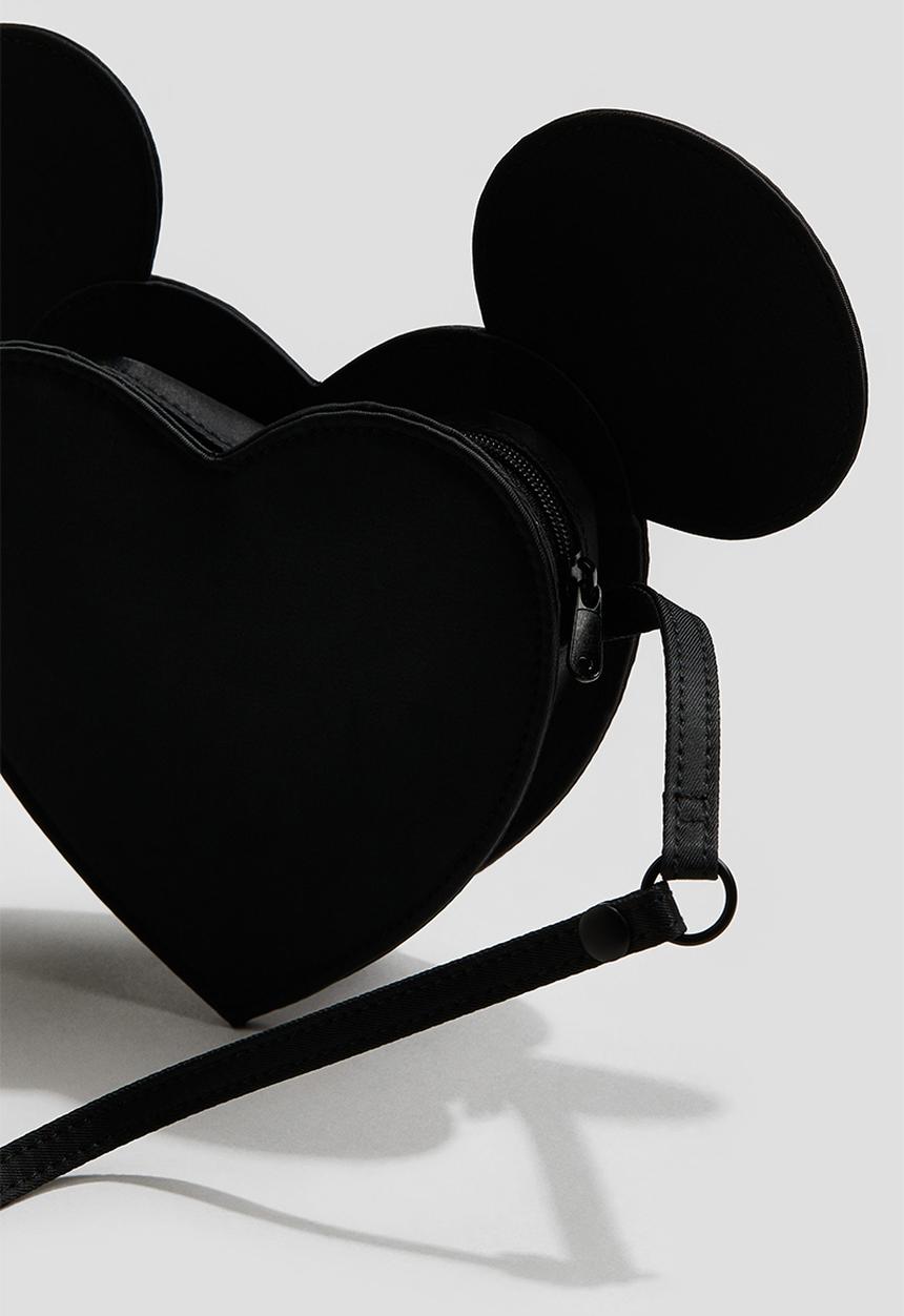 H&M - Keith Haring X H&M:  Appliqué shoulder bag - black