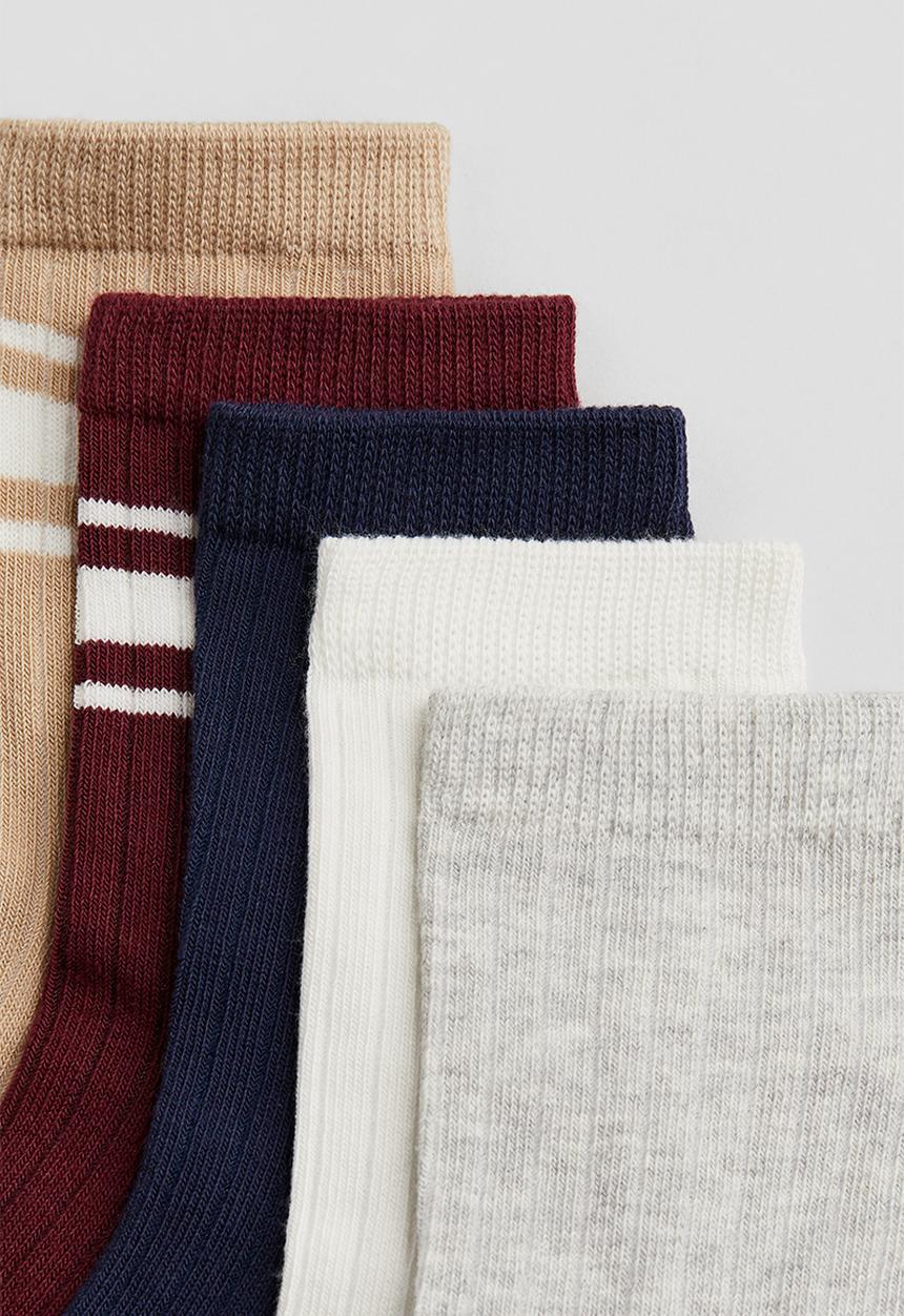 H&M - Keith Haring X H&M:  5 Pack ribbed socks - multi