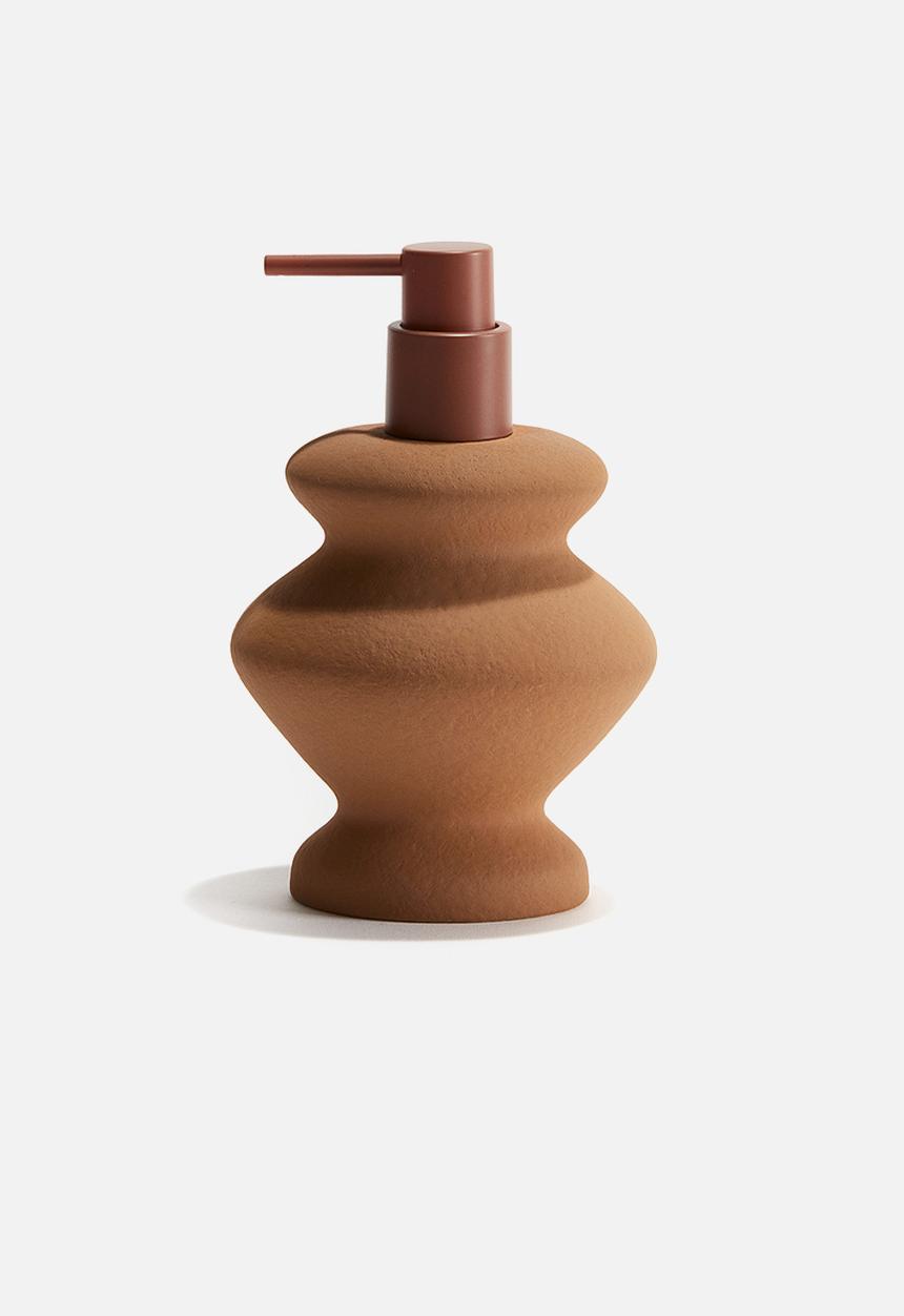 H&M - Stoneware soap dispenser - brown