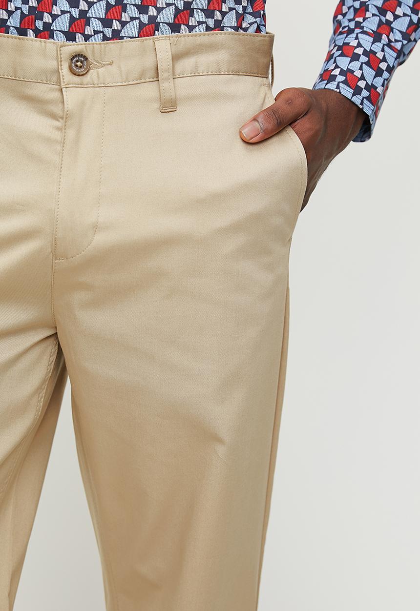 POLO - Naples Essential Relaxed Leg Trouser - Khaki