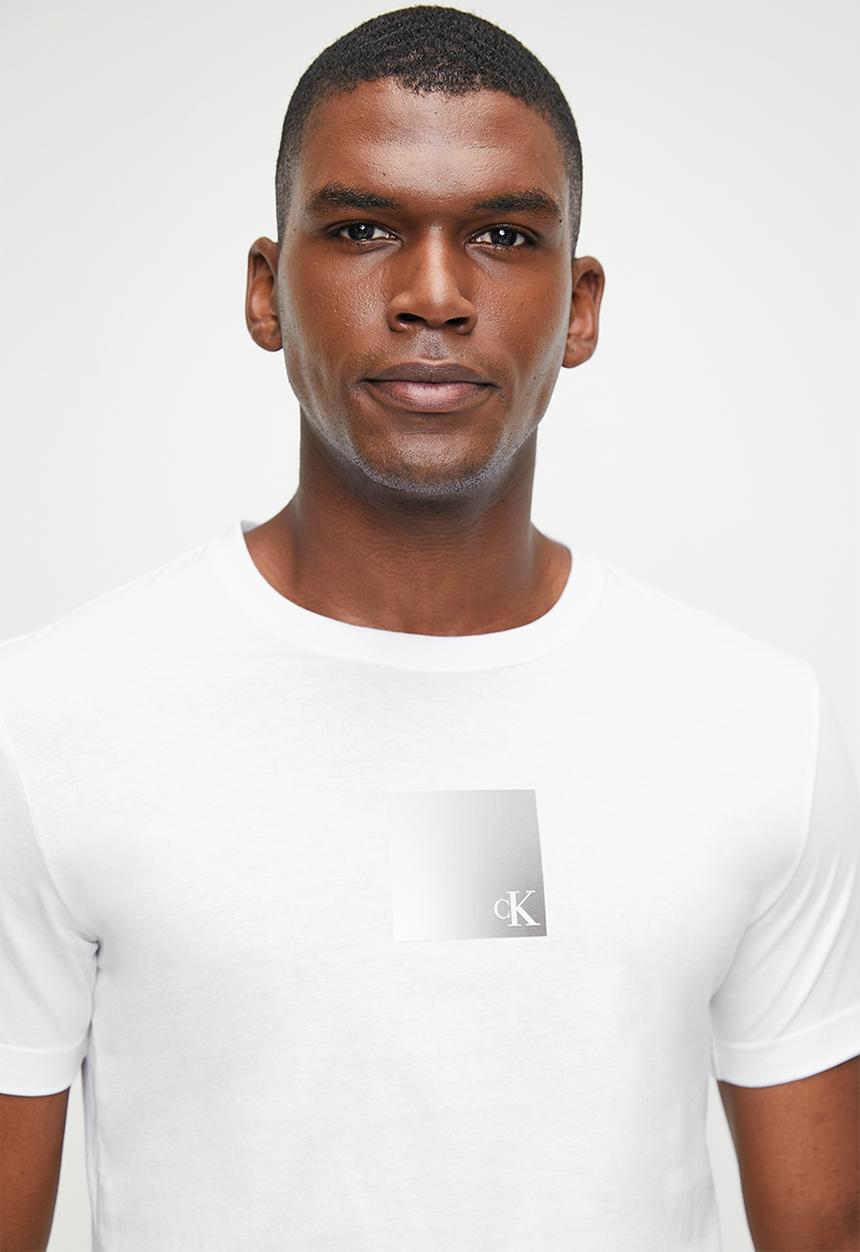 Calvin Klein - Metallic box tee - Bright White