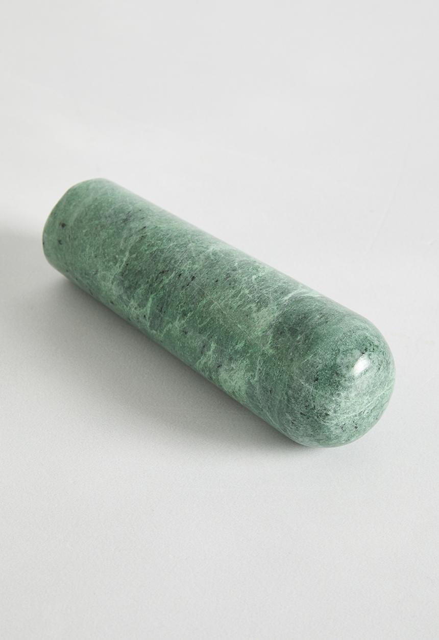 Sixth Floor - Pru marble pestle & mortar - green