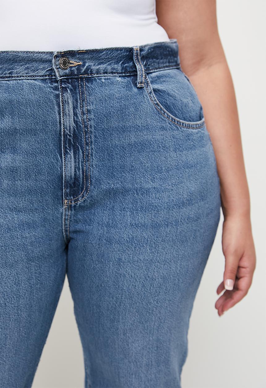 Cotton On - Plus straight crop jean - pure blue