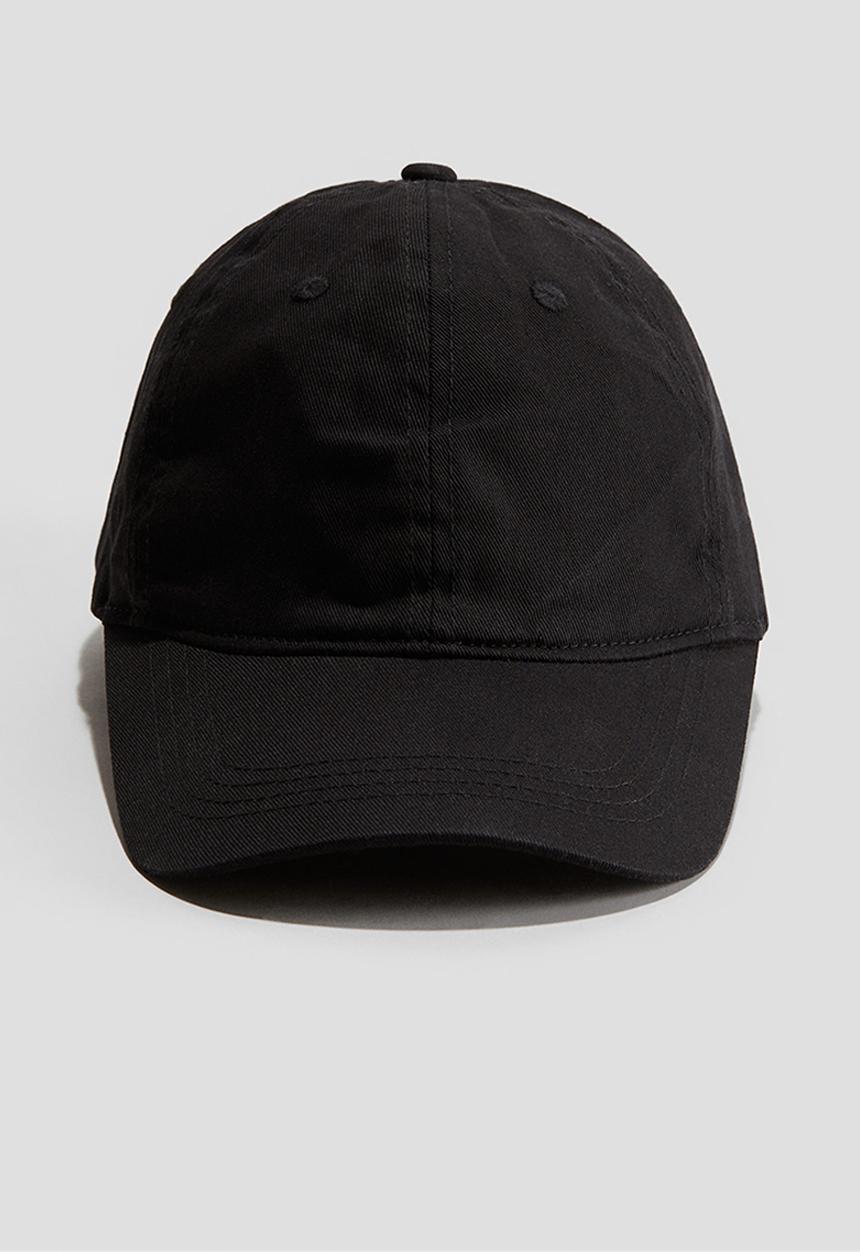H&M - Keith Haring X H&M:  Cotton twill cap - black
