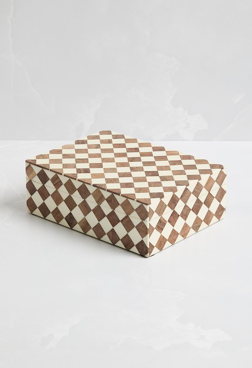 Sixth Floor - Inlay Trinket Box - Natural