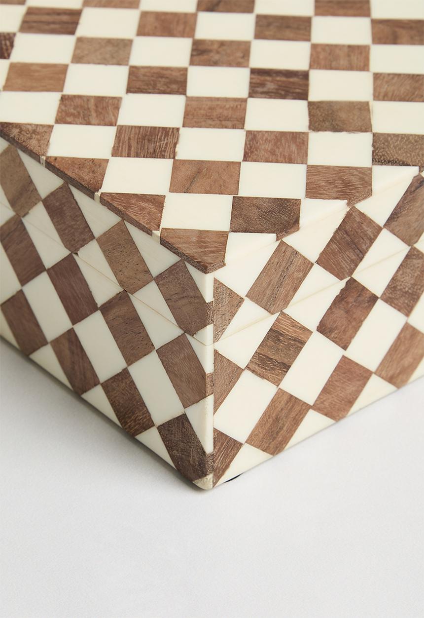 Sixth Floor - Inlay Trinket Box - Natural