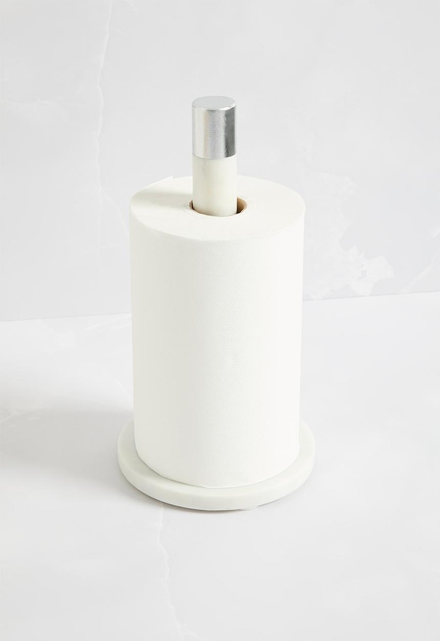 Sixth Floor - Rolo marble paper towel - white