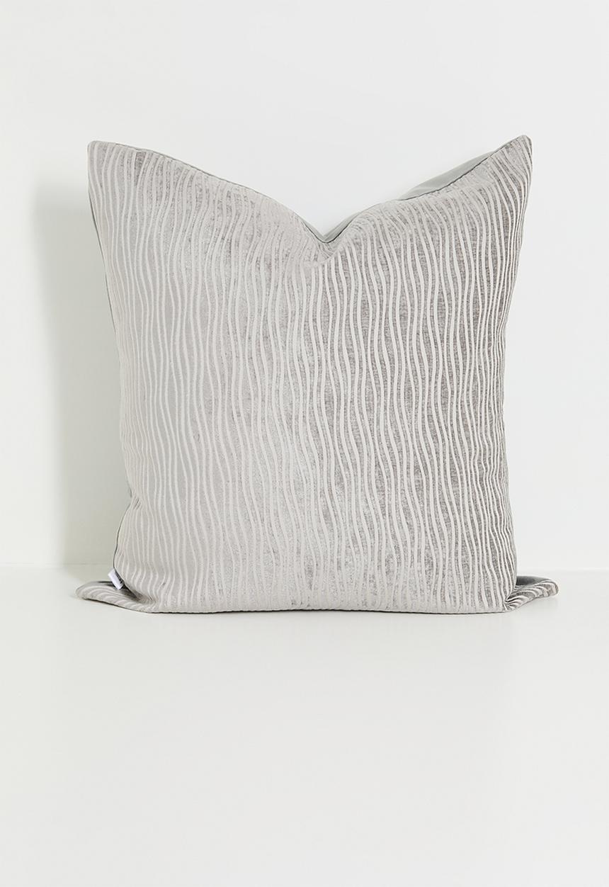 Sixth Floor - Ebby velvet cushion cover - Grey