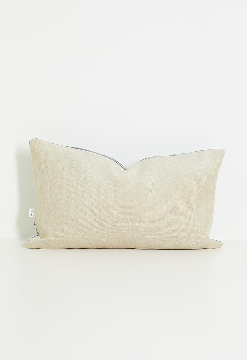 Sixth Floor - Bali velvet cushion - Blue