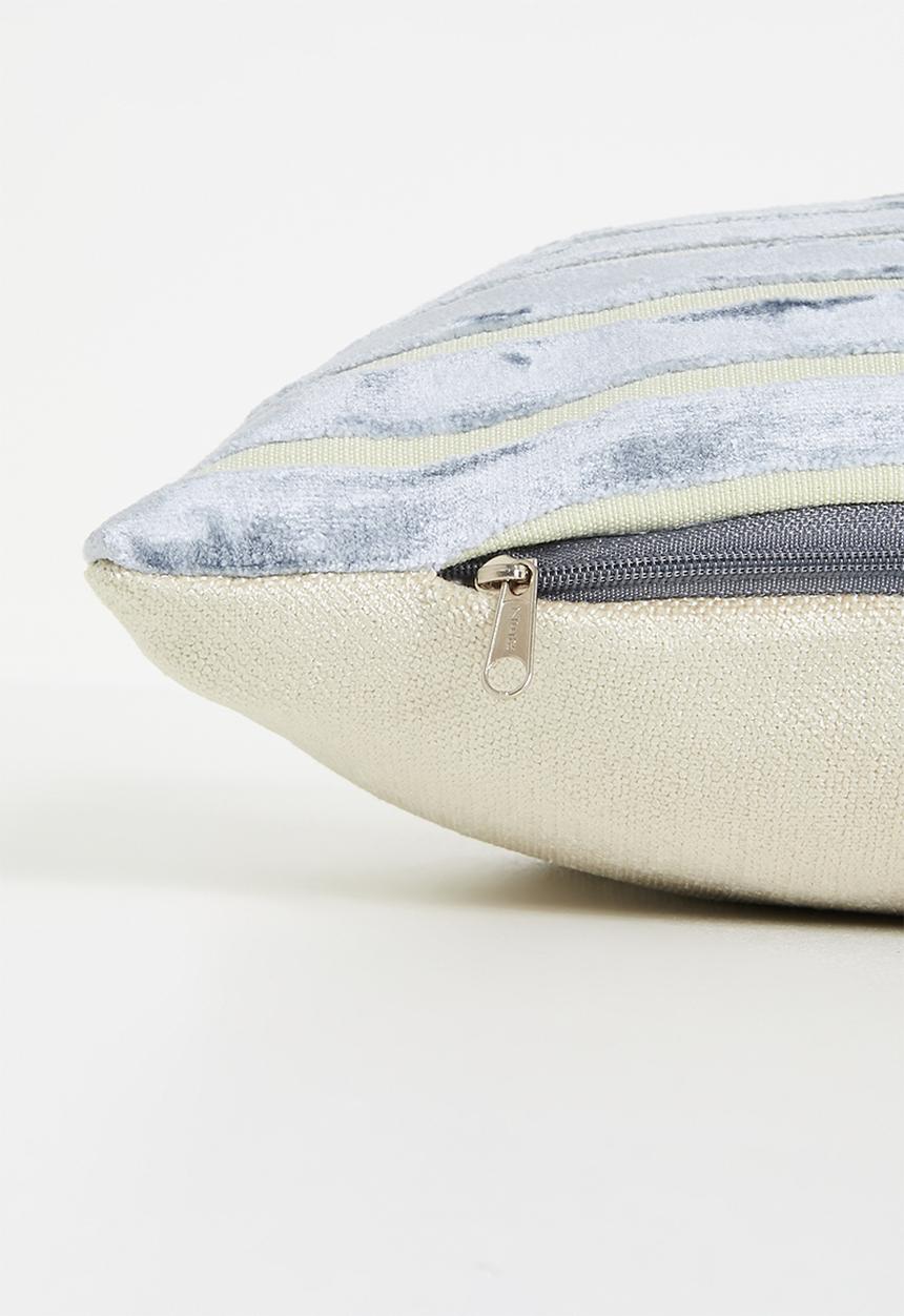 Sixth Floor - Bali velvet cushion - Blue