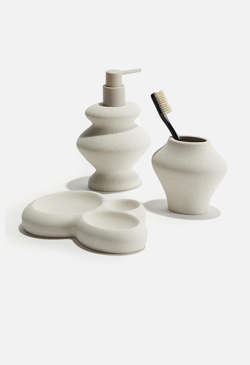H&M - Stoneware dish - white