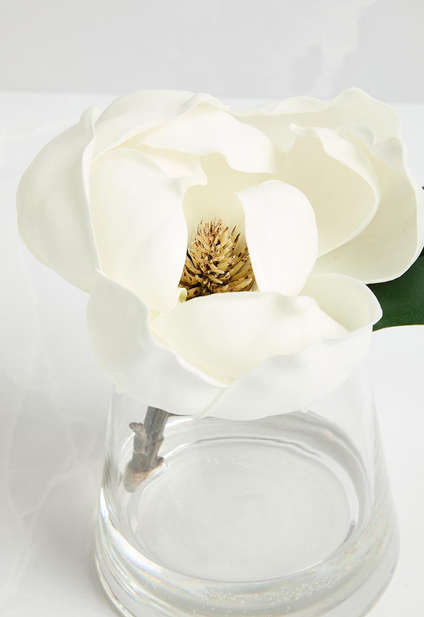 Silk By Design - Magnolia mini vase - white