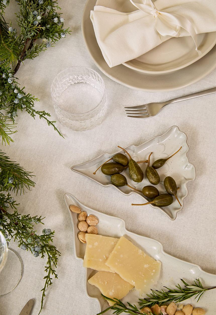 H&M - Stoneware serving plate - white
