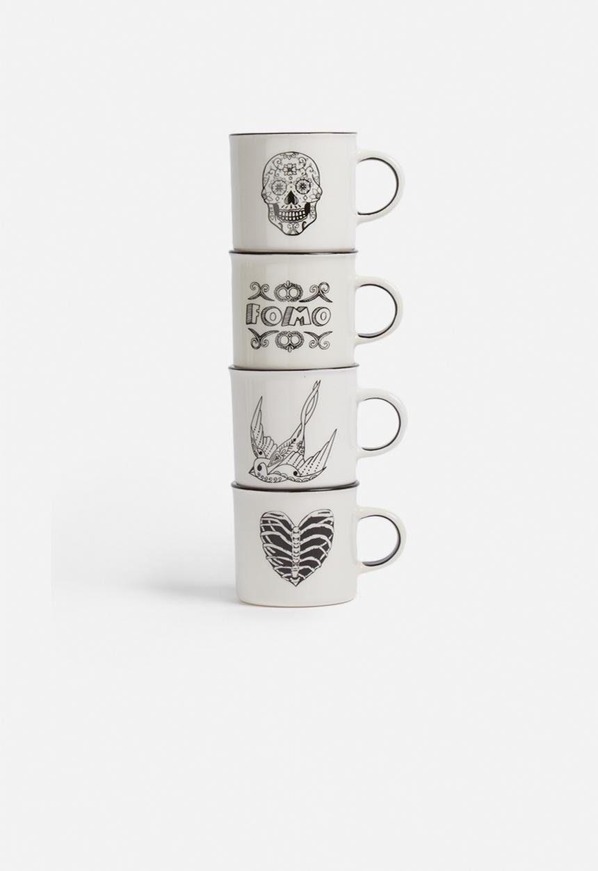 Sugar & Vice - Espresso cup set of 4