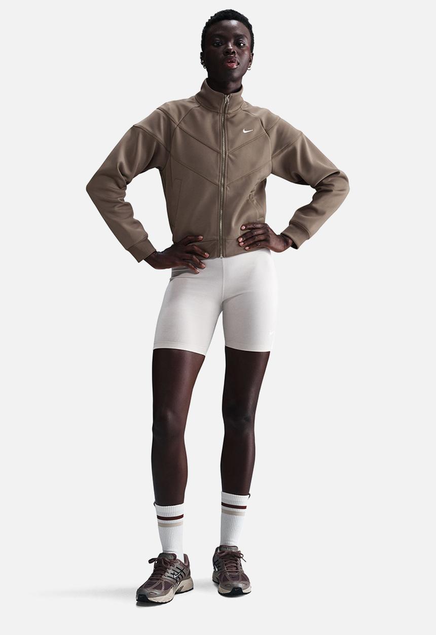 Nike - Nike Windrunner Knit Jacket - Mink Brown/White