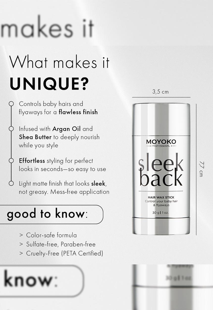 Moyoko Professional - Sleek Back Hair Wax Stick