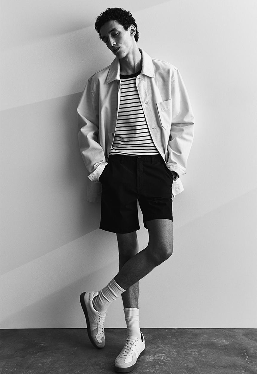 H&M - Regular fit chino shorts - navy blue