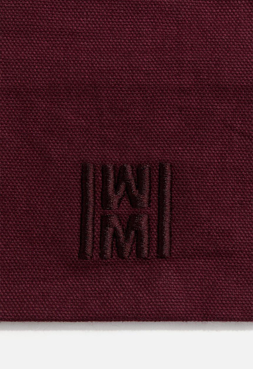 H&M - Canvas shopper - burgundy