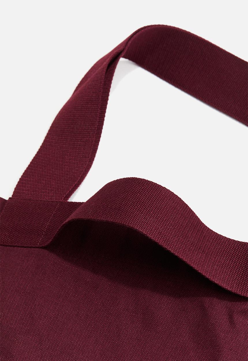 H&M - Canvas shopper - burgundy