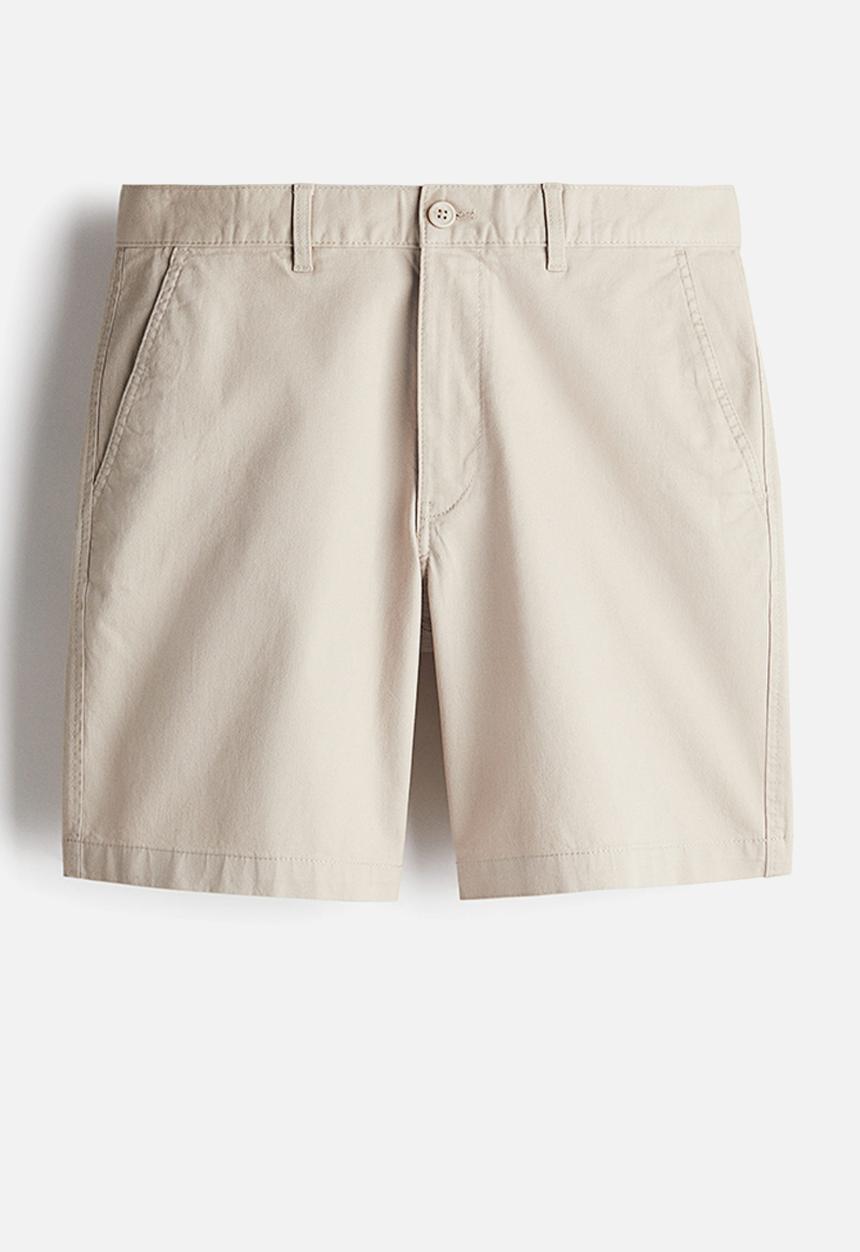 H&M - Regular fit chino shorts - beige