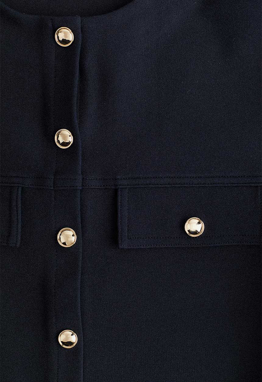 H&M - Jersey cardigan - navy blue