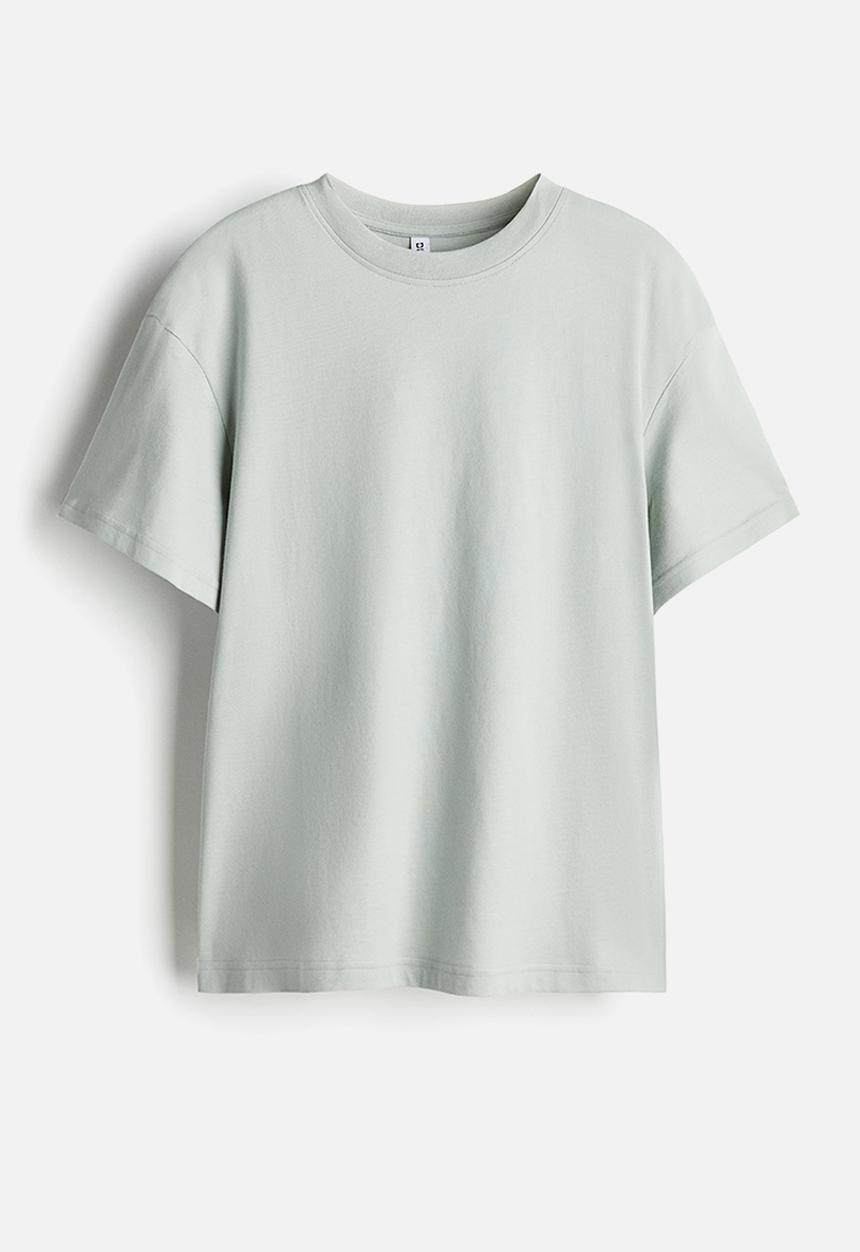 H&M - Oversized T-shirt - light turquoise