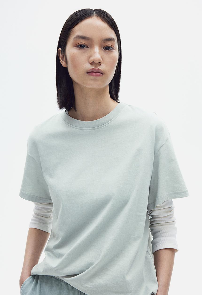 H&M - Oversized T-shirt - light turquoise