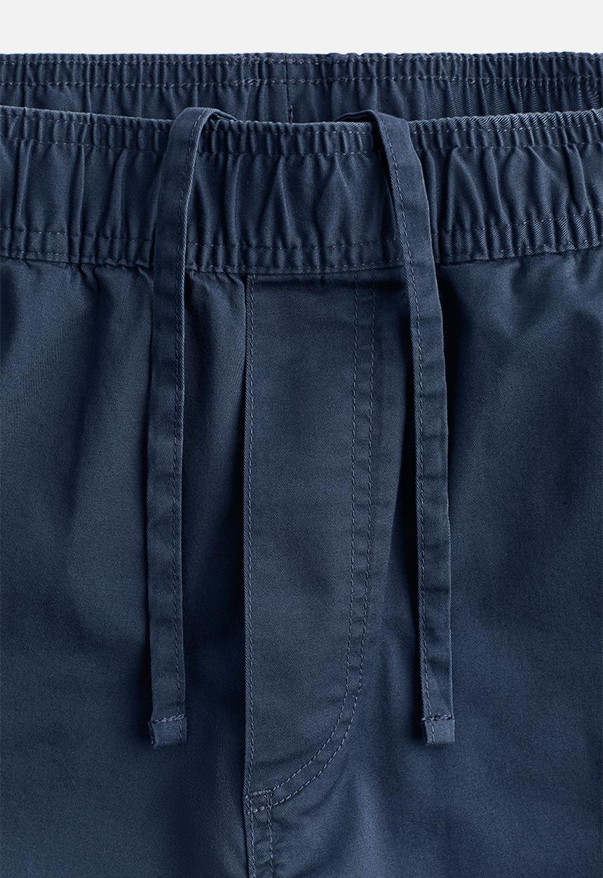 H&M - Loose fit twill cargo shorts - navy blue