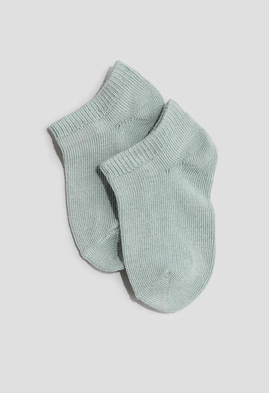 H&M - 5-Pack trainer socks - dusty green mole