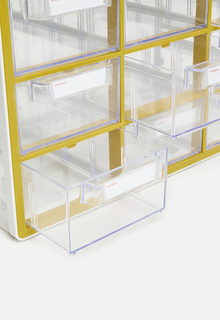 Litem - UP system multibox 9 drawer - yellow