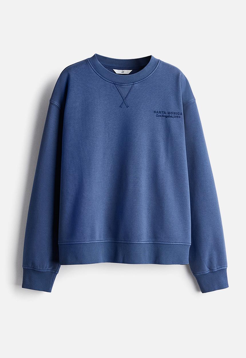 H&M - Crew-neck sweatshirt - blue & santa monica
