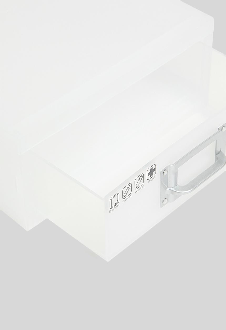 Litem - Newtro Box Single Drawer - Grey
