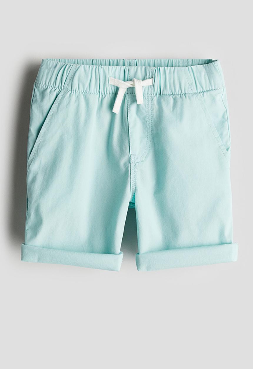H&M - Cotton shorts - light turquoise