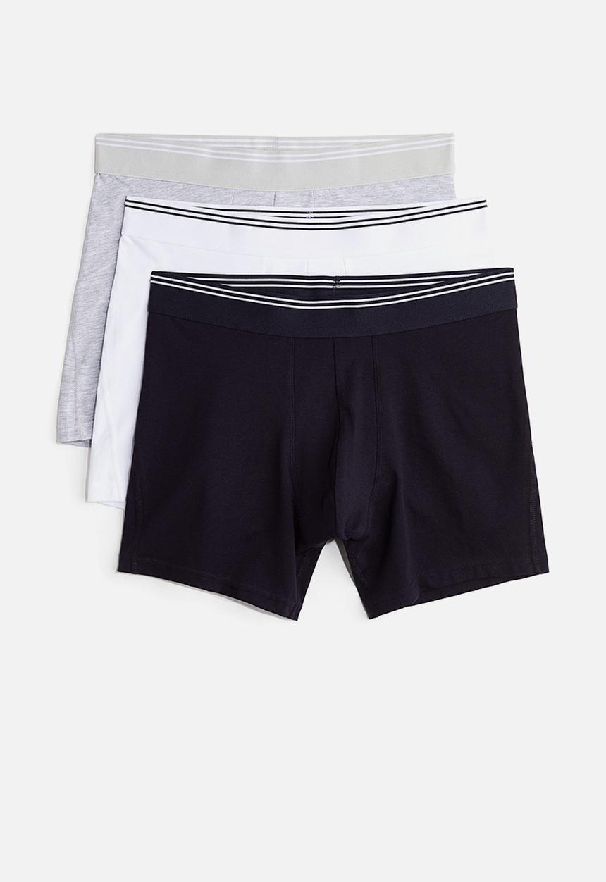 H&M - 3 pack mid trunks lycra® xtra life™ - multi