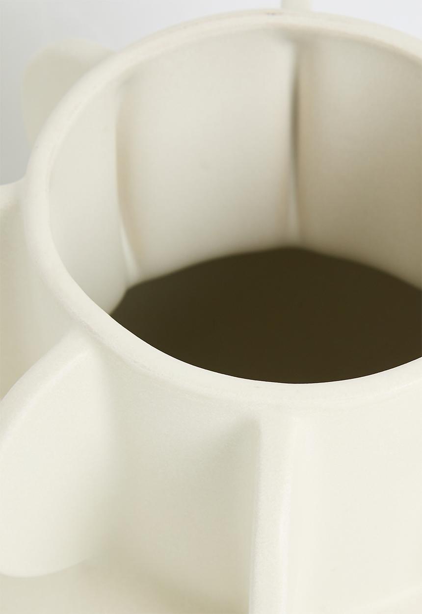 H&M - Reactive-glaze stoneware vase - natural white