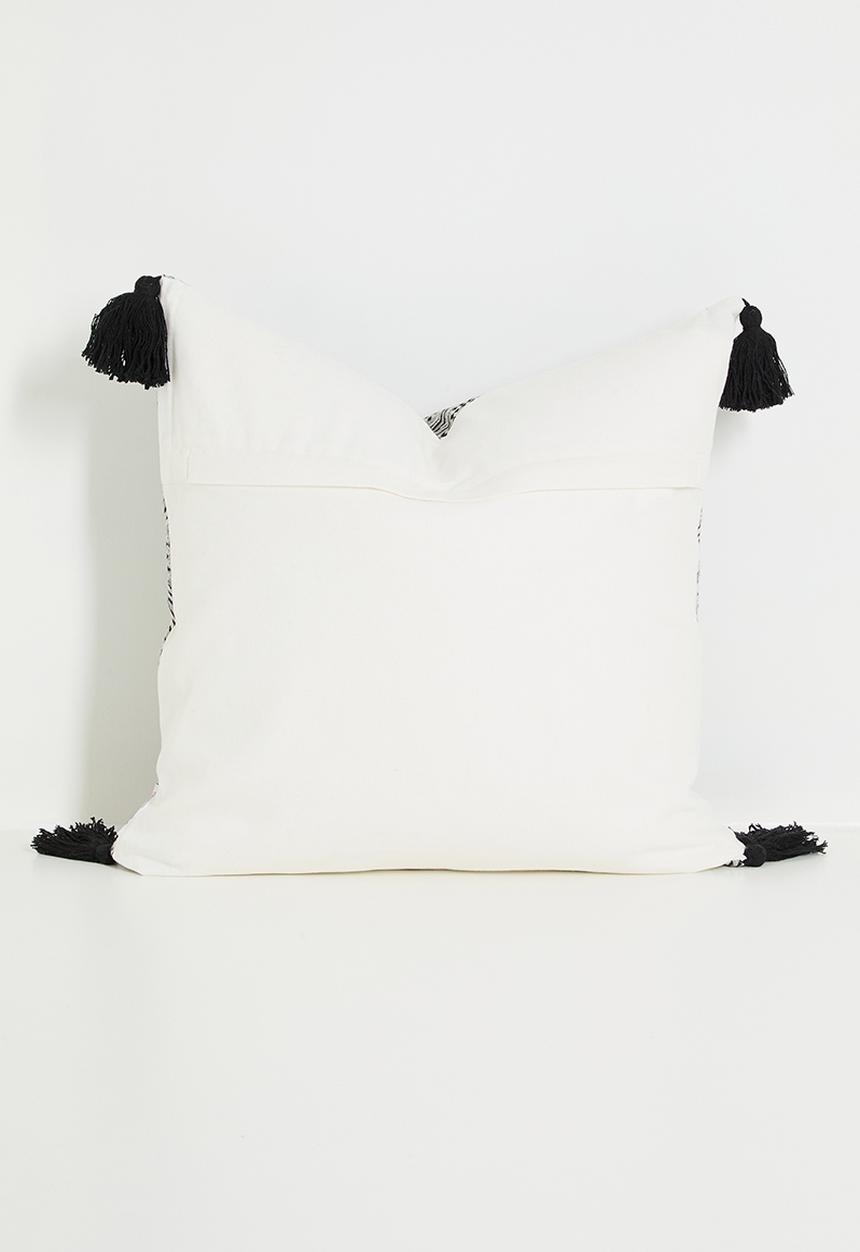 Sixth Floor - Dre woven cushion cover - Black