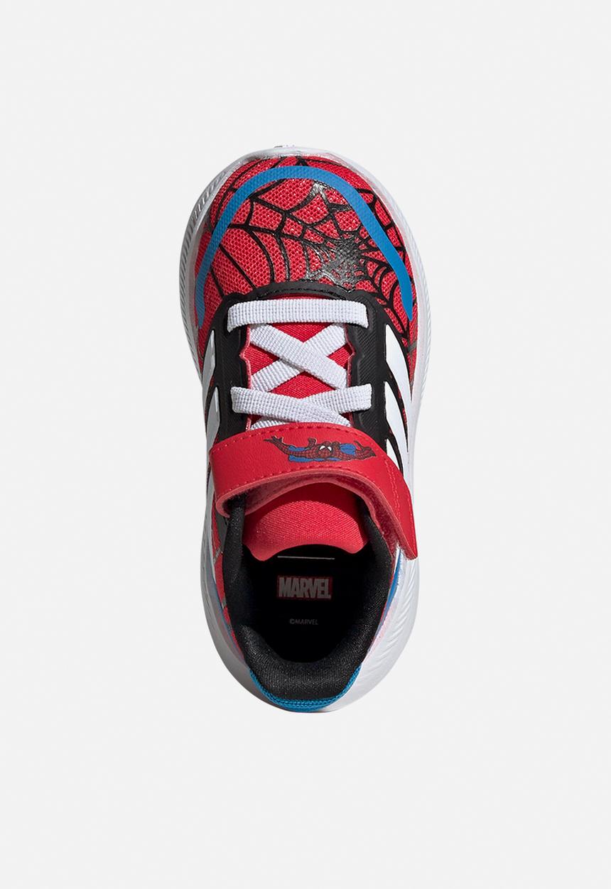 adidas Performance - Runfalcon Spider-Man El I - Pure Ruby/Cloud White/Bright Blue