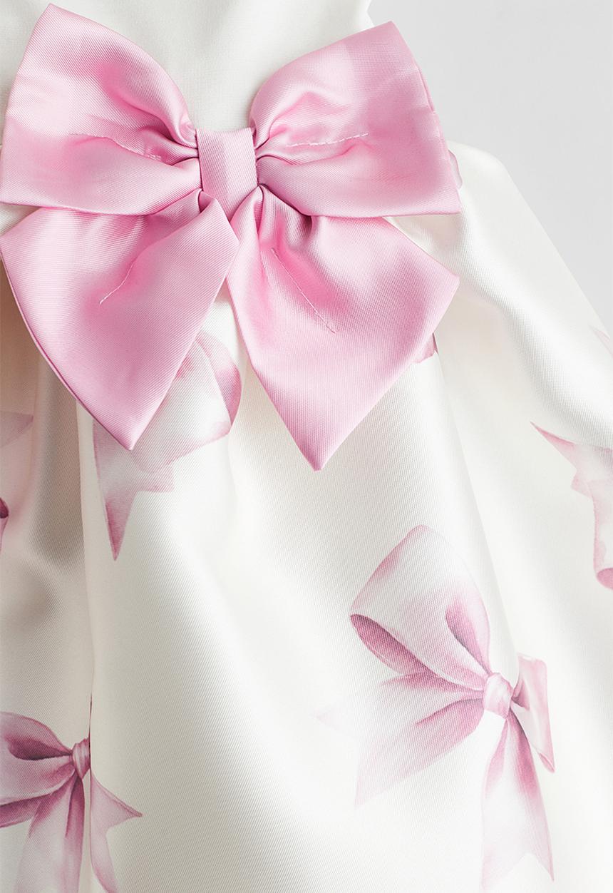 H&M - Flared-skirt dress - white bows