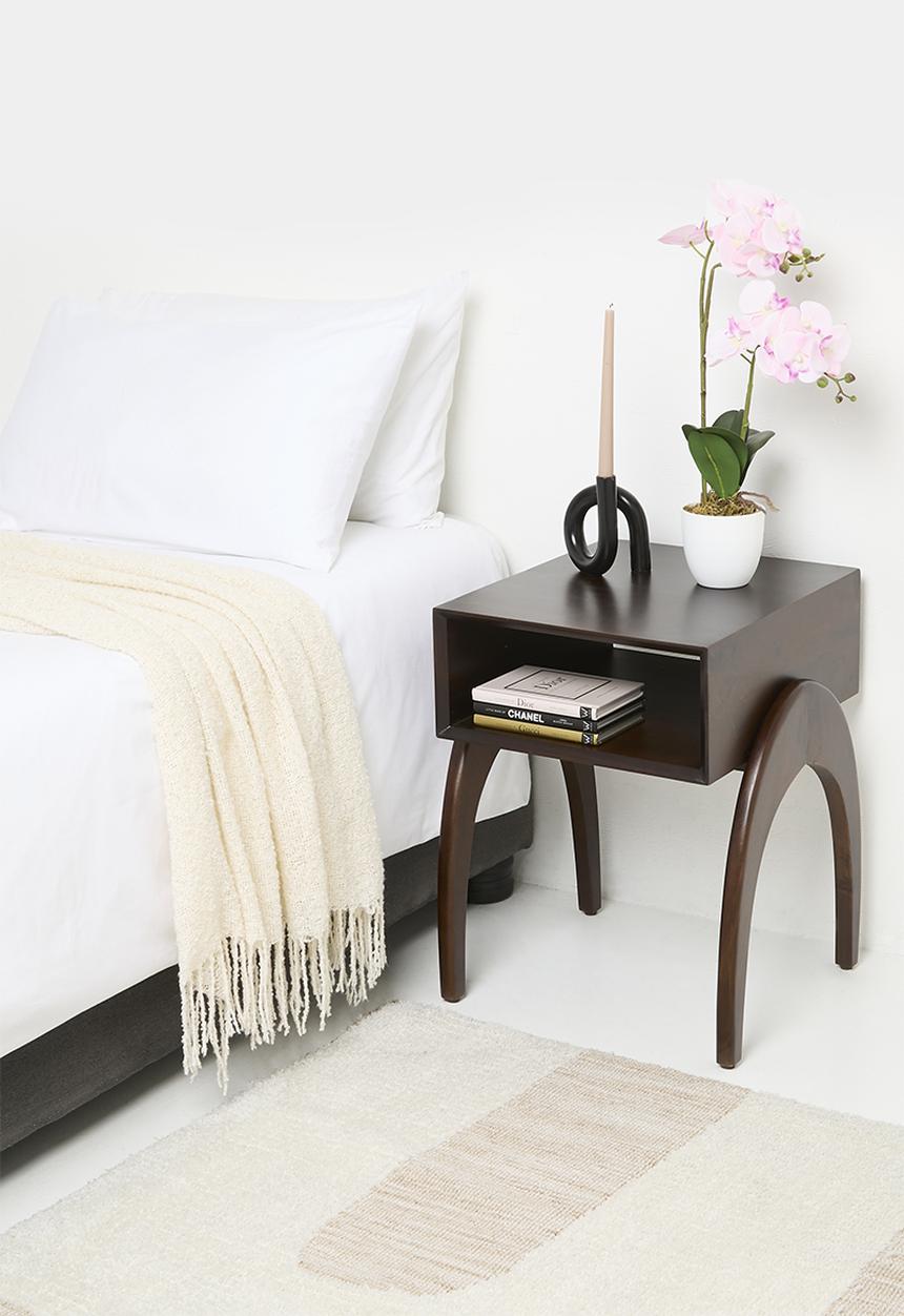 SF Collection - Lorren wooden bedside table-natural