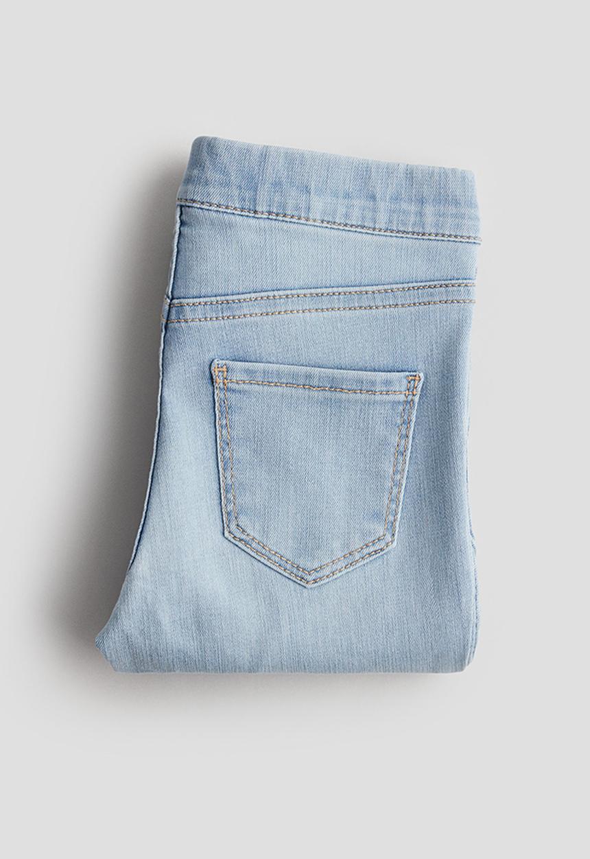 H&M - Superstretch flared leg jeans - light denim blue