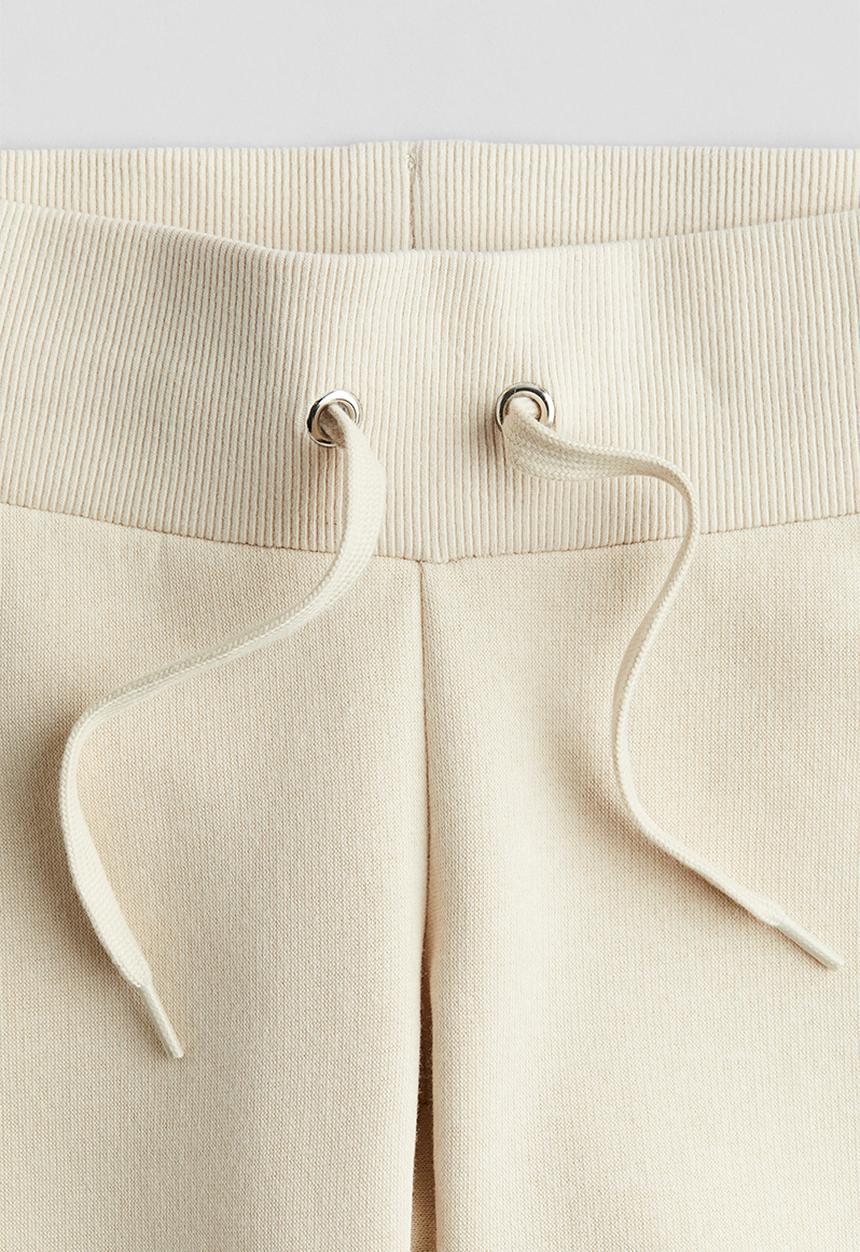 H&M - Flared joggers - light beige