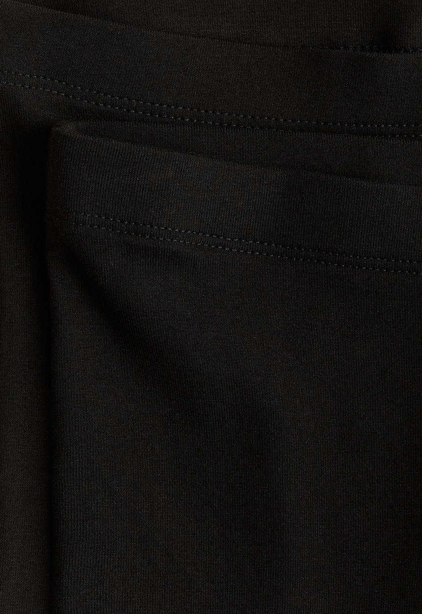 H&M - 2-Pack flared cotton leggings - black