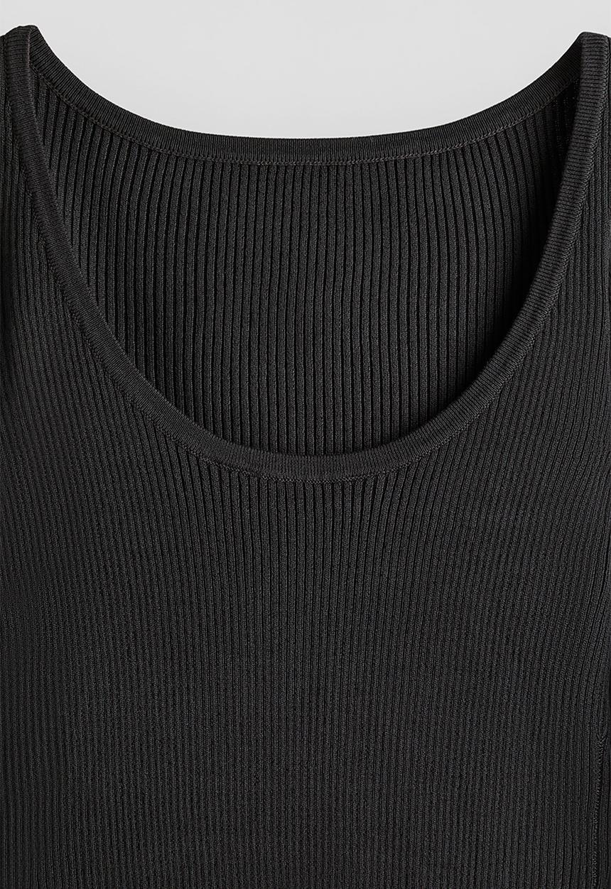 H&M - Ribbed jumper - charcoal 
