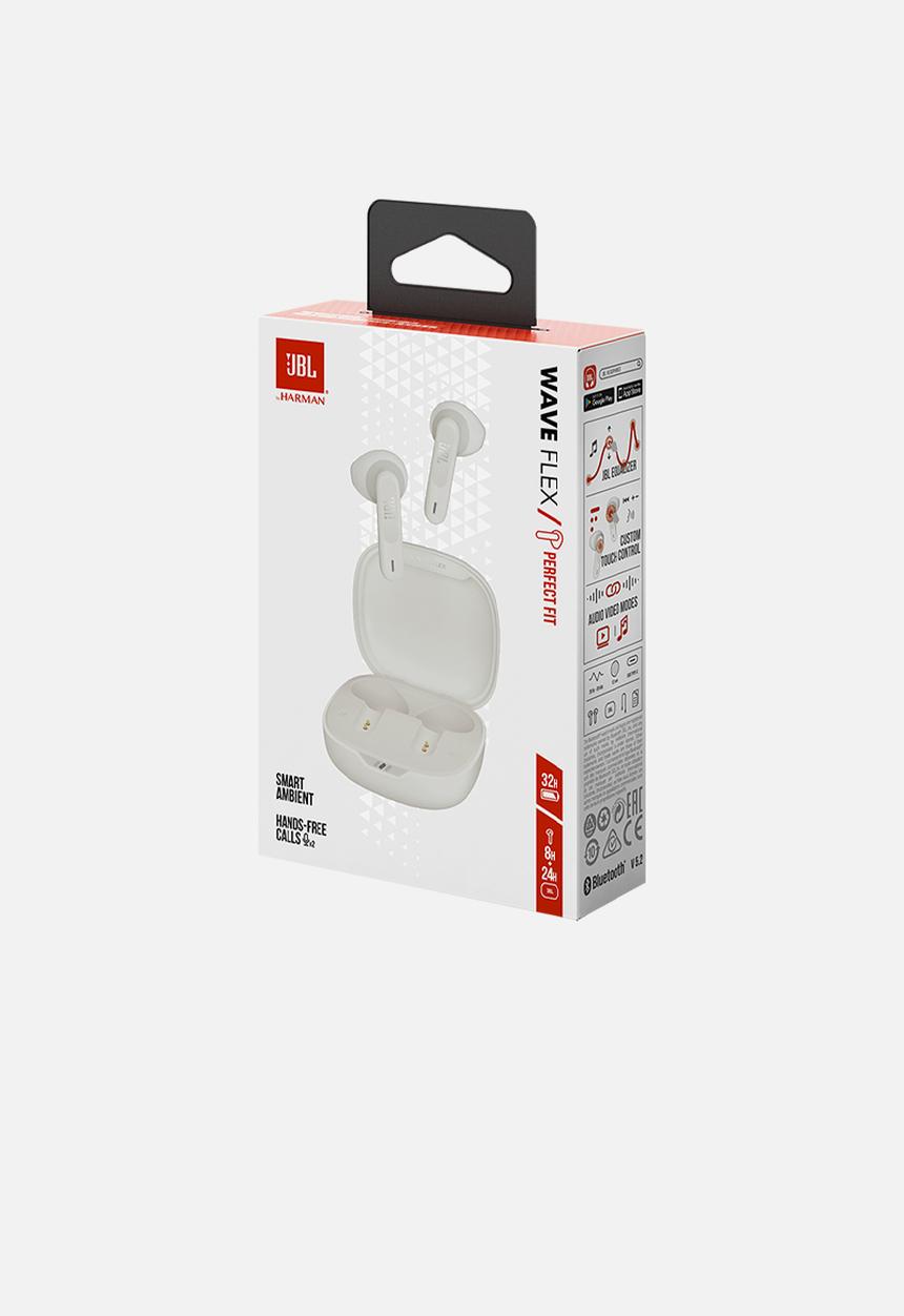 JBL - Wave Flex wireless earphones - white