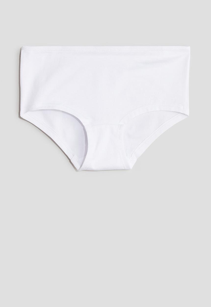 H&M - 5-Pack cotton hipster briefs - white black 
