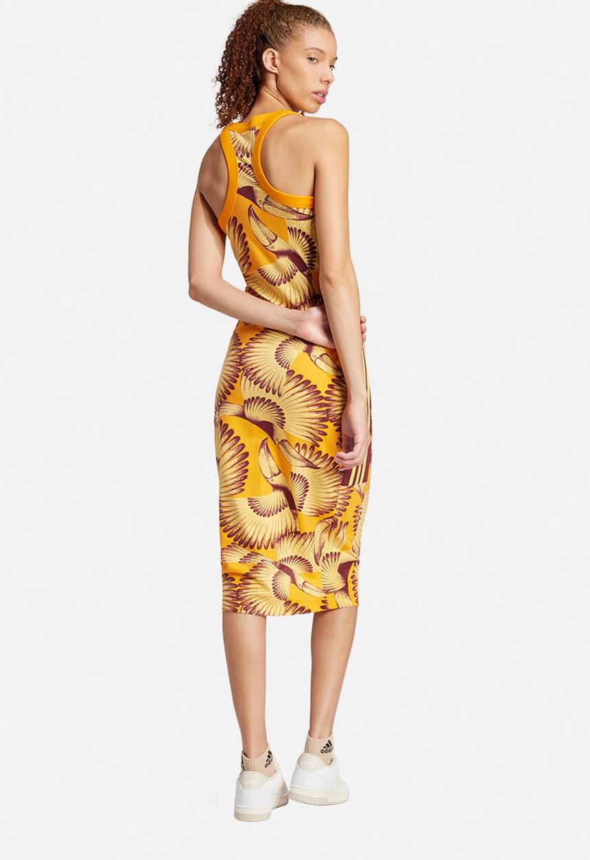 adidas Performance - Farm Dress - Semi Spark/Bright Orange/Shadow Red