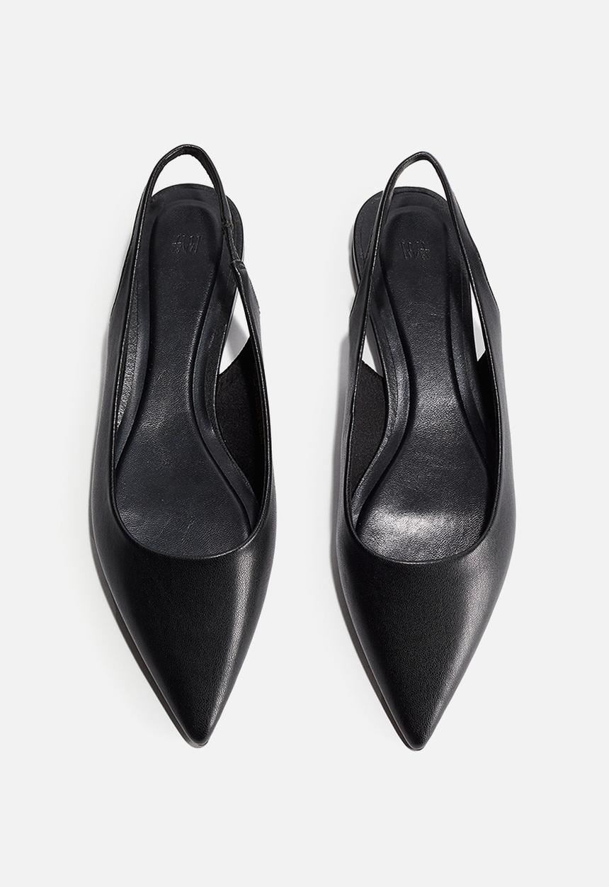 H&M - Pointed slingbacks - black