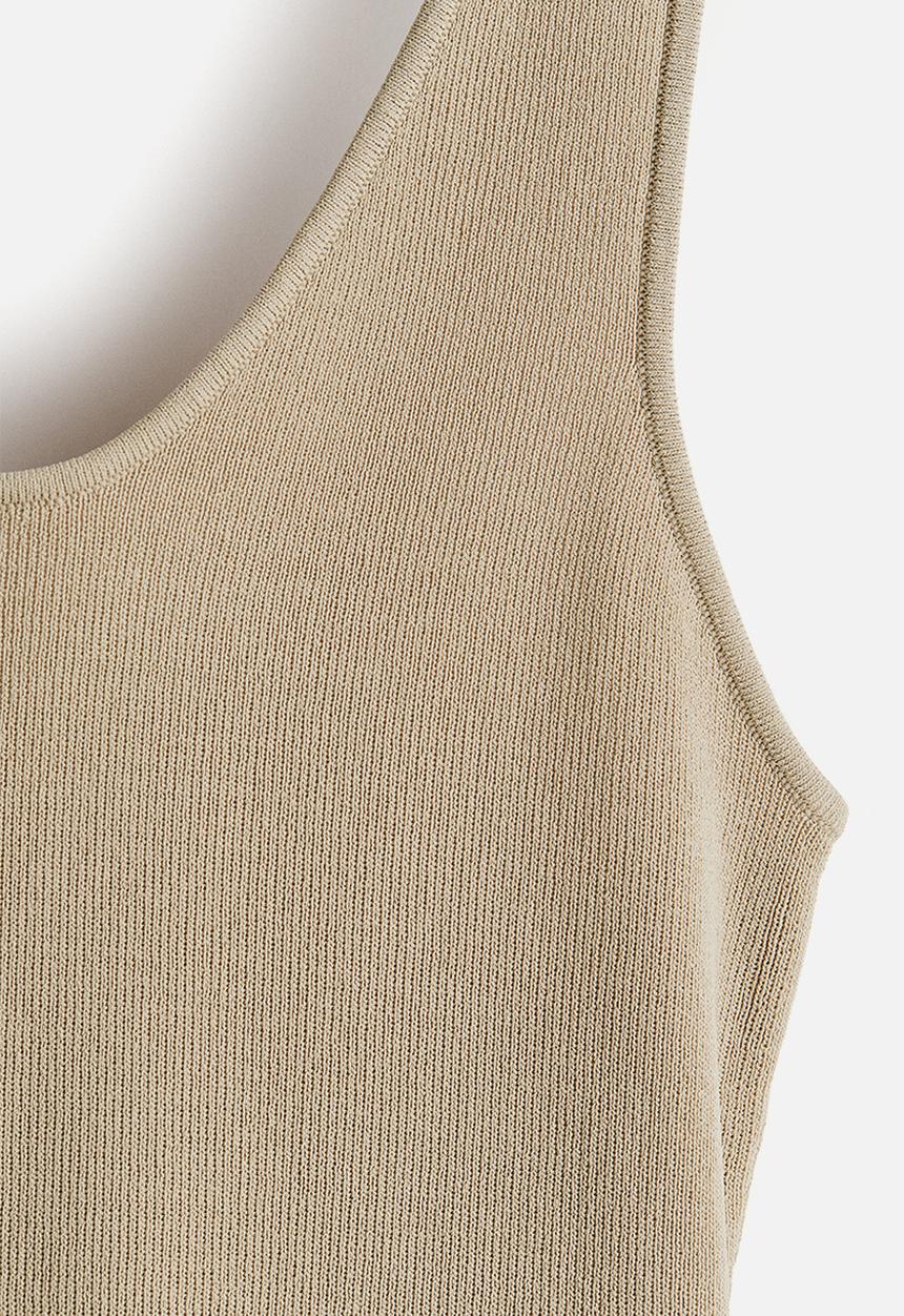 H&M - Knitted vest top - beige